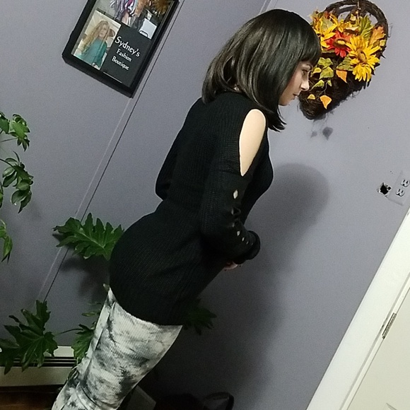 Cable Knit Slit Detail Sleeves - Picture 5 of 8